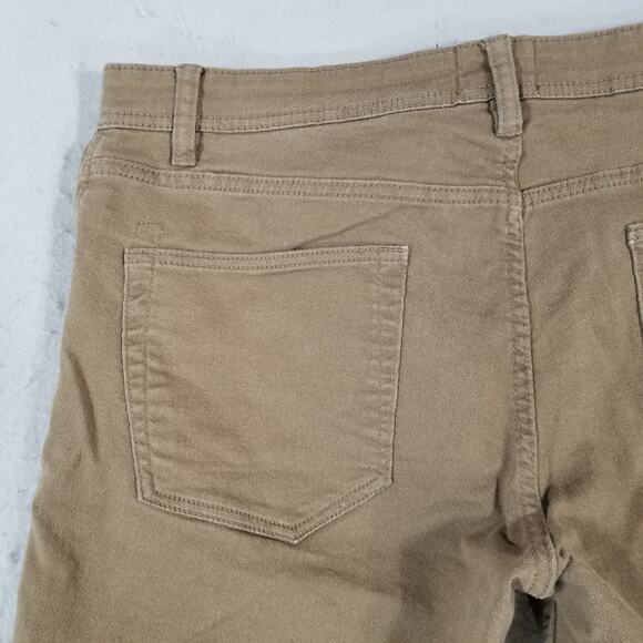 JACHS New York Jeans Mens 36x32 Brown Slim Fit Stretch Five Pocket Casual Pants - Picture 7 of 16